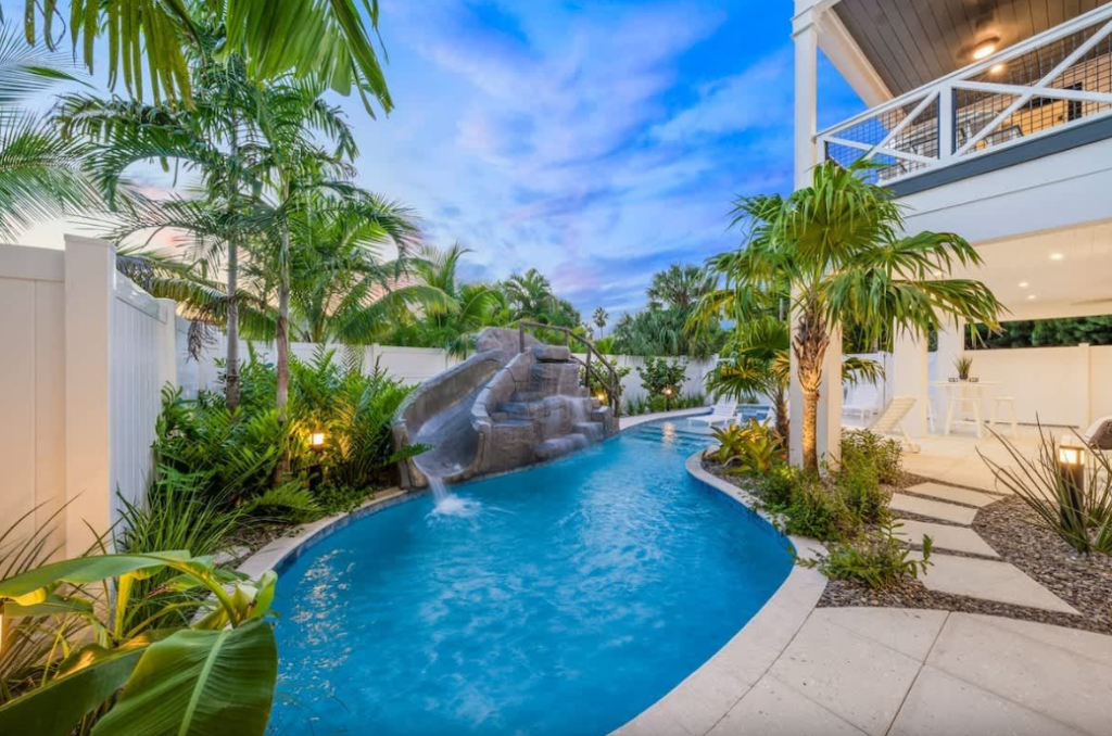 pool area of Siesta Key rental