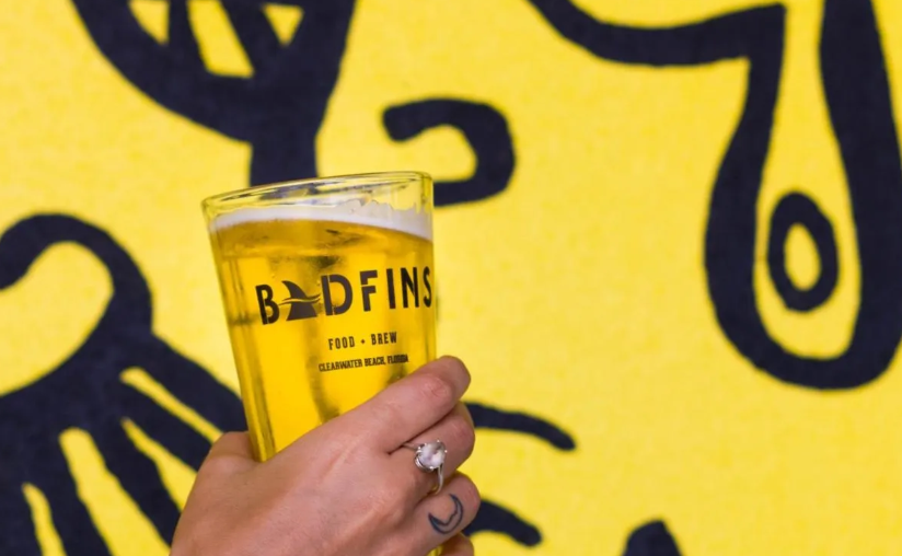 beer in Badfins glass