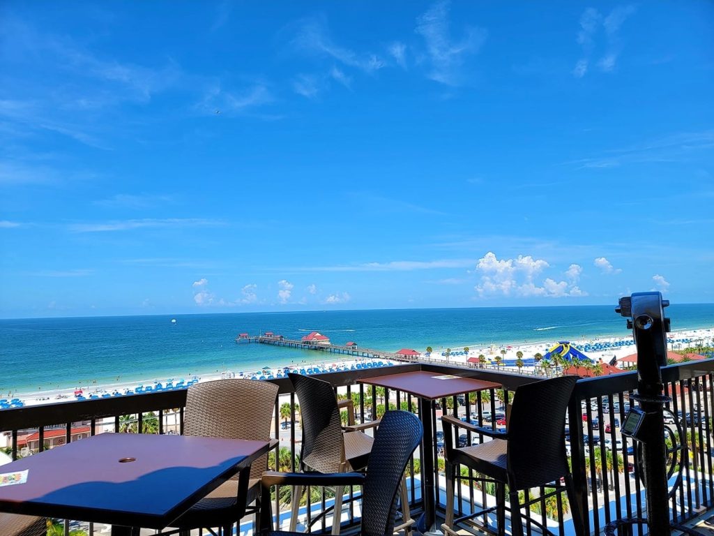 beach view at Jimmy's Crow's Nest