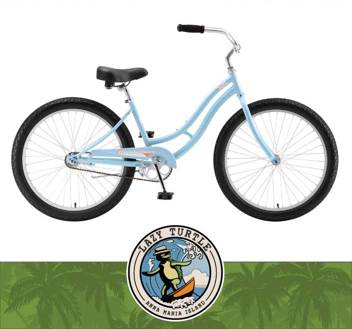 kids bike from Lazy Turtle Beach Rentals