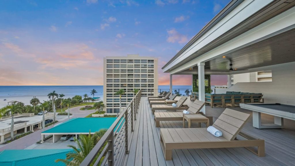 view from Florida Gulf Coast vacation home