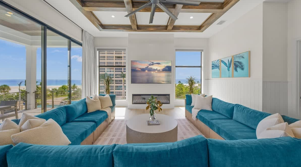 interior of Florida Gulf Coast vacation rental