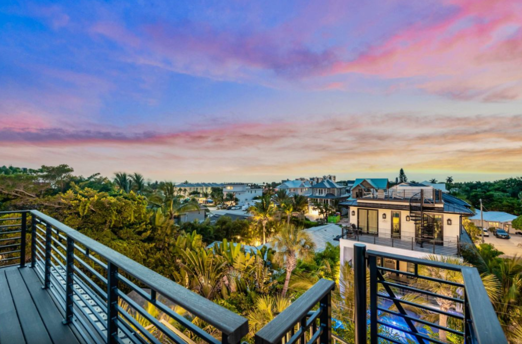 view from Lido Key rental