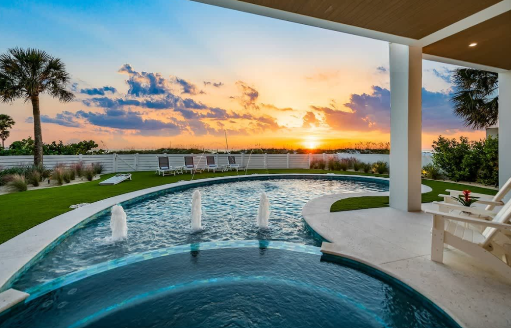 view from Florida Gulf Coast vacation home